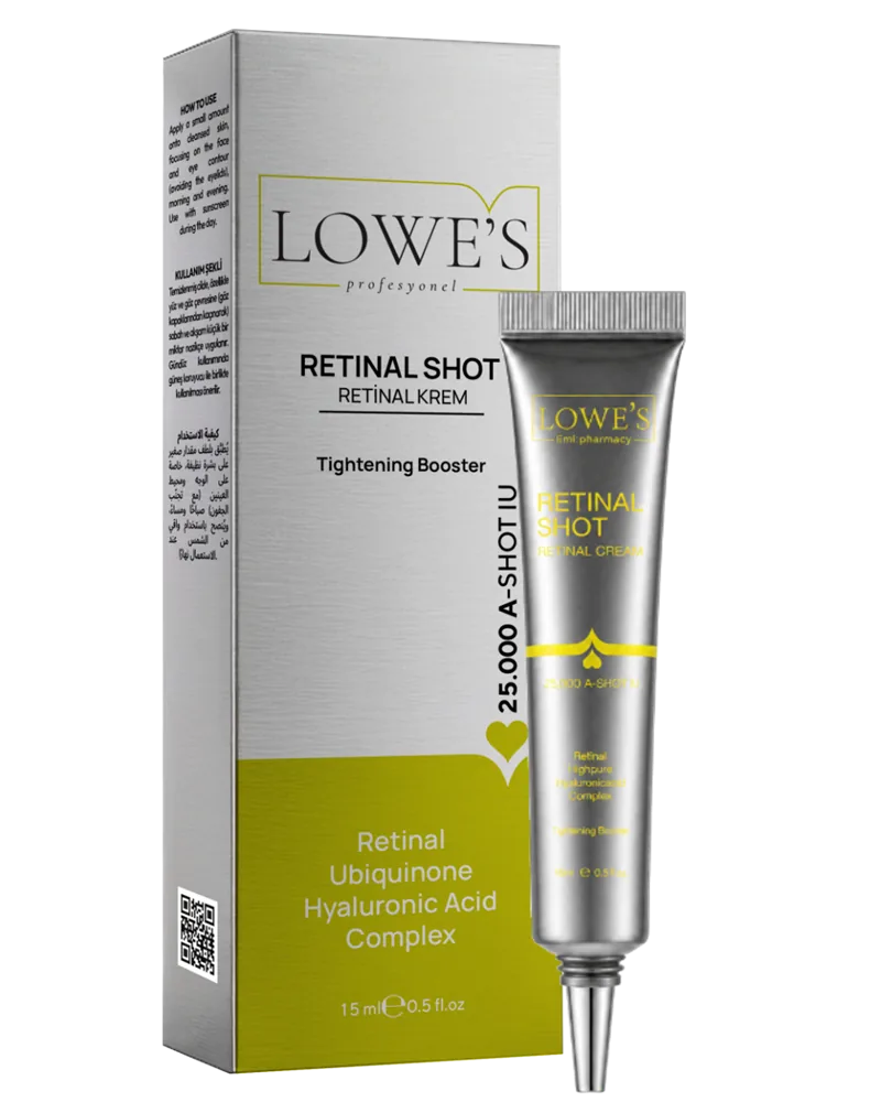 Retinal Shot Cream — carton and tube